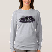 RR 03 | Black Rebel Logo Women's 2-seitige T - Shi T-Shirt (Vorderseite)