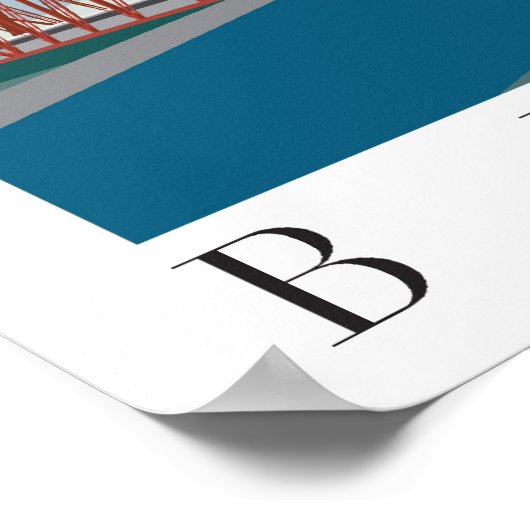 RR Bridge-Poster Poster (Ecke)