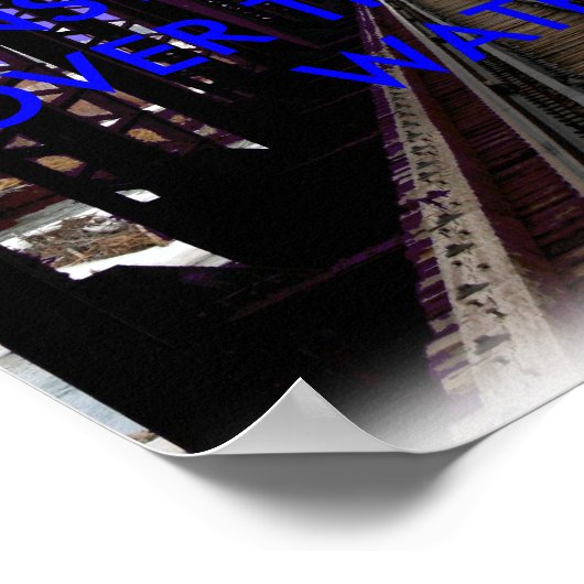 RR Brücke, GLAUBEN IN IHREM SELBST IST EINE KONSTA Poster (Ecke)