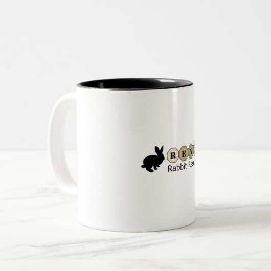 RR-Tasse Zweifarbige Tasse (Vorderseite Links)