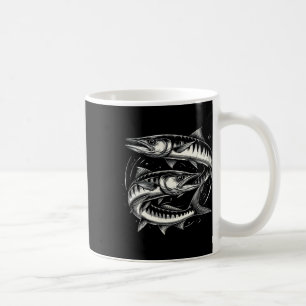 Rracuda-Fisch-Grafik-Art-Design für Frauen und Män Kaffeetasse