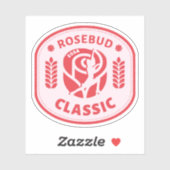 RRFSC 2024 Rosenknospe Classic Vinyl Sticker (Blatt)