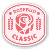 RRFSC 2024 Rosenknospe Classic Vinyl Sticker (Vorderseite)