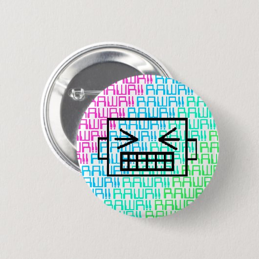 Rrrrrobot Button (Vorne & Hinten)