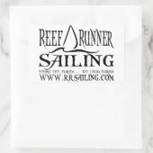 RRS-Aufkleber mit Website Rechteckiger Aufkleber (Tasche)