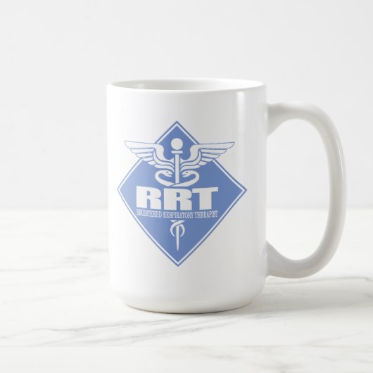 RRT Registrierter Atemtherapeut Kaffeetasse (Rechts)
