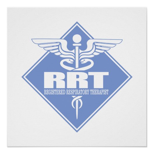 RRT Registrierter Atemtherapeut Poster (Vorderseite)