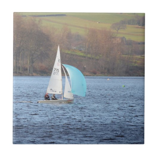 RS200-Segelboot Fliese (Vorderseite)