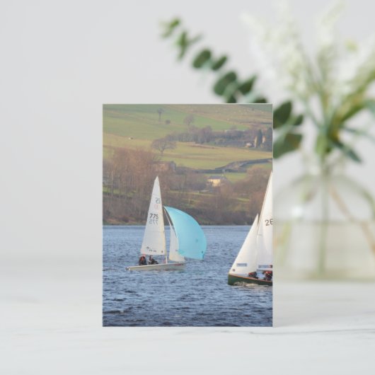 RS200 und Firefly Dinghies Postkarte (Stehend Vorderseite)