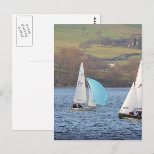 RS200 und Firefly Dinghies Postkarte (Vorne/Hinten)