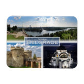RS Serbien - Belgrad - Magnet (Horizontal)