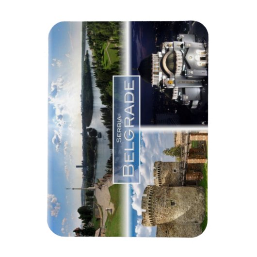 RS Serbien - Belgrad - Magnet (Vertikal)