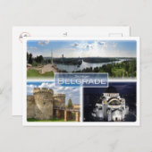 RS Serbien - Belgrad - Postkarte (Vorne/Hinten)