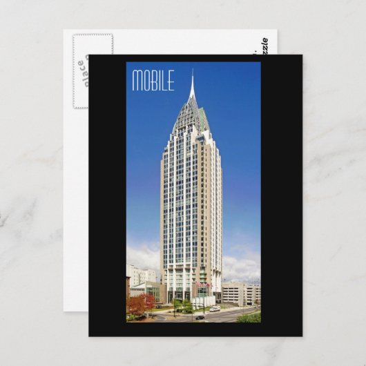 RSA Battle House Tower, Mobile, Alabama Postkarte (Vorne/Hinten)