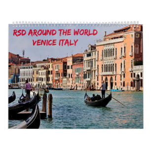 RSD auf der ganzen Welt Venedig Italien Kalender