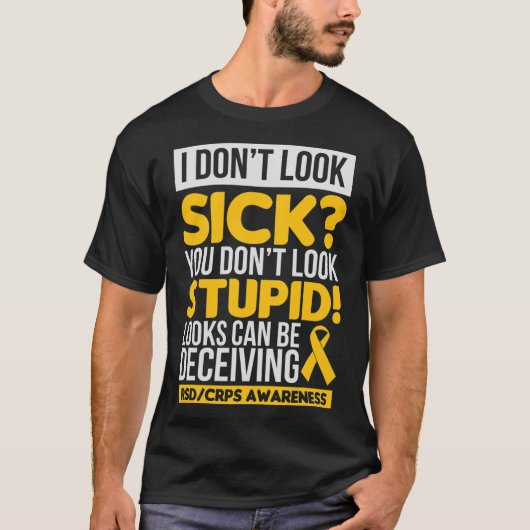Rsd Awareness Crps Awareness-Geschenk T-Shirt (Vorderseite)