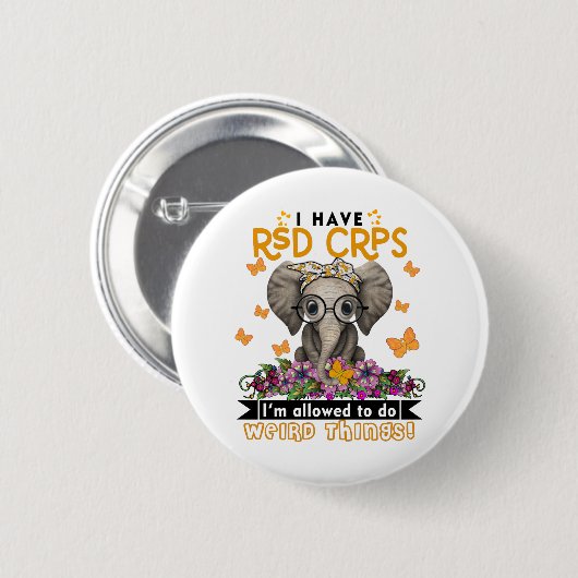 RSD CRPS-Aufklärungsmonatsgeschenke Button (Vorne & Hinten)