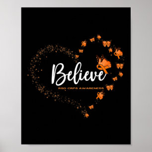 Rsd Crps Awareness Butterfly Glauben Poster