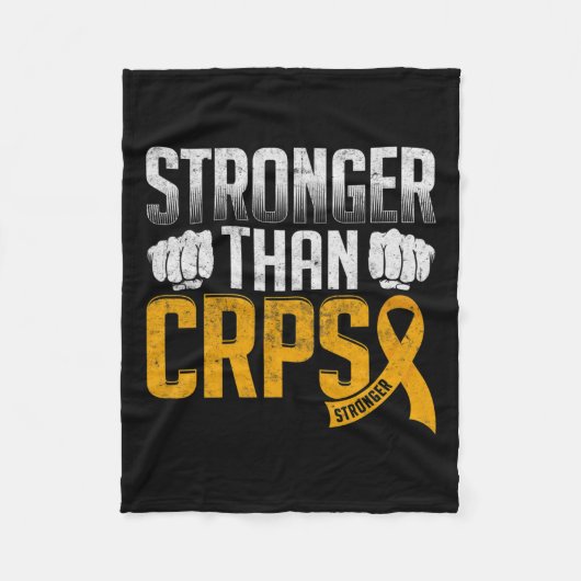 Rsd Crps Awareness Complex Regional Pain Syndrome Fleecedecke (Vorderseite)