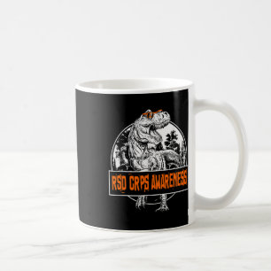 Rsd Crps Awareness Dinosaur Orange Ribbon Kaffeetasse