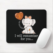 Rsd Crps Awareness Elephant Mousepad (Mit Mouse)