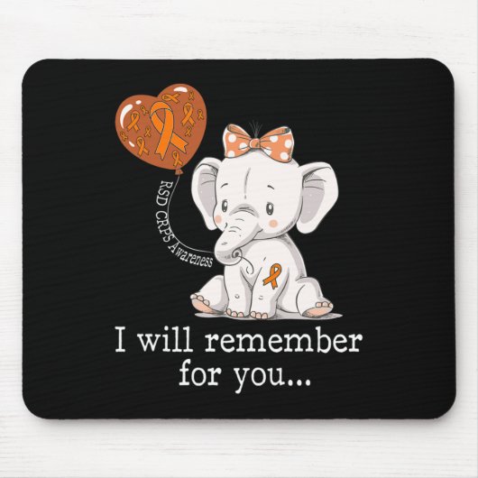 Rsd Crps Awareness Elephant Mousepad (Vorne)