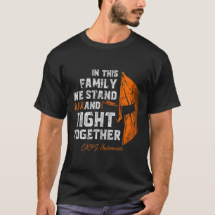 Rsd-crps Awareness Family unterstützen Spartan-Kri T-Shirt