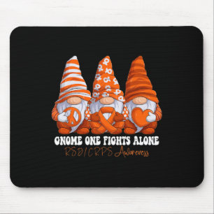 Rsd Crps Awareness Month Orange Ribbon Gnomies Sup Mousepad