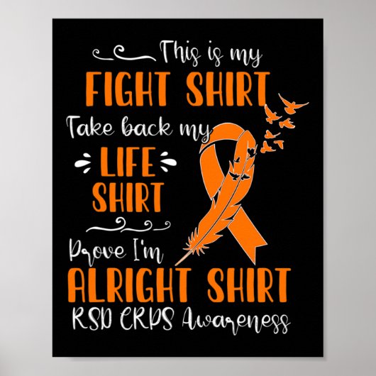 Rsd Crps Awareness My Fight Poster (Vorne)