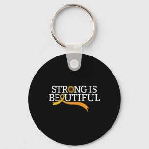 Rsd Crps Awareness Novelty Orange Ribbon Sonnenblu Schlüsselanhänger