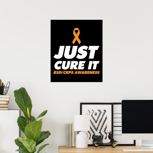 RSD CRPS Awareness zu heilen Poster (Heimbüro)