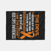 Rsd Crps Bewusstsein, dass ich der Sturmtebel bin Fleecedecke (Vorderseite (Horizontal))