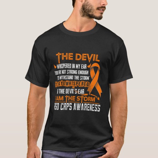 Rsd Crps Bewusstsein, dass ich der Sturmtebel bin T-Shirt (Vorderseite)