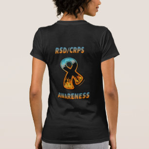 RSD/CRPS-BEWUSSTSEIN für Feuer und Eis T-Shirt