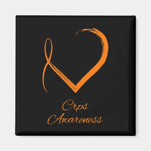 RSD-CRPS-Bewusstsein für Herz 1 Magnet (Vorne)