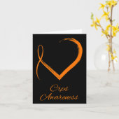 Rsd-Crps-Bewusstsein im Herzen 1 Karte (Gelbe Blume)