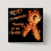 RSD/CRPS Bewusstsein Knopf Button (Vorderseite)