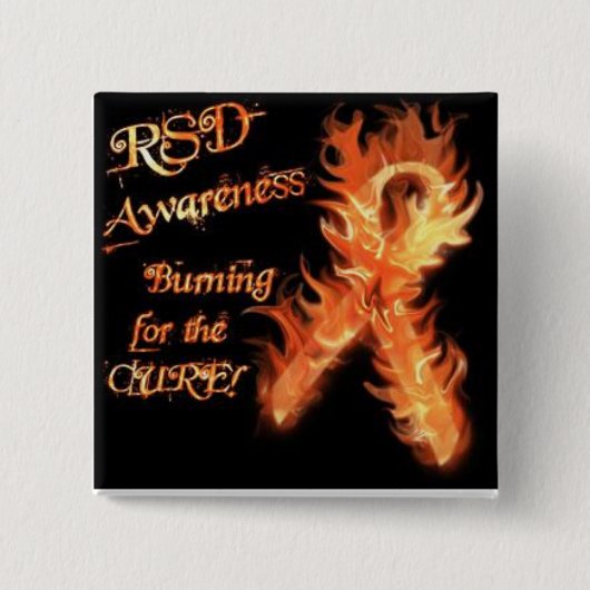 RSD/CRPS Bewusstsein Knopf Button (Vorderseite)