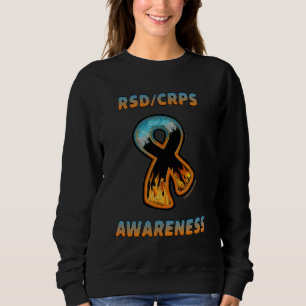 RSD/CRPS BEWUSSTSEINS-Feuer- u. -eisband Sweatshirt