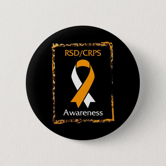 Rsd Crps Complex Regional Pain Syndrome Awareness Button (Vorderseite)
