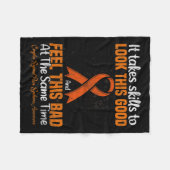 Rsd Crps Complex Regional Pain Syndrome Awareness Fleecedecke (Vorderseite (Horizontal))