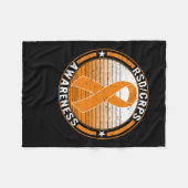 Rsd Crps Complex Regional Pain Syndrome Awareness Fleecedecke (Vorderseite (Horizontal))