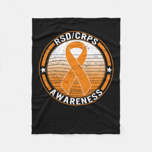 Rsd Crps Complex Regional Pain Syndrome Awareness Fleecedecke (Vorderseite)