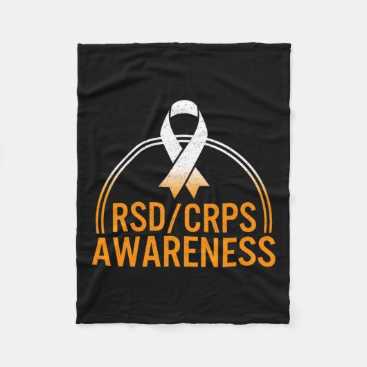 Rsd Crps Complex Regional Pain Syndrome Awareness Fleecedecke (Vorderseite)