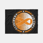 Rsd Crps Complex Regional Pain Syndrome Awareness Fleecedecke (Vorderseite (Horizontal))