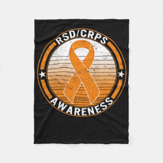 Rsd Crps Complex Regional Pain Syndrome Awareness Fleecedecke (Vorderseite)