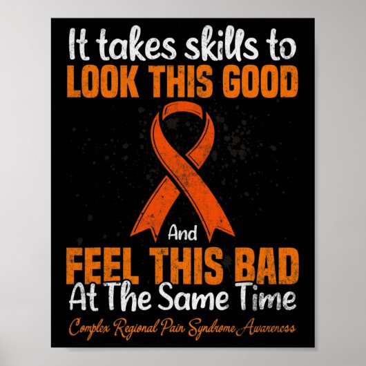 Rsd Crps Complex Regional Pain Syndrome Awareness Poster (Vorne)