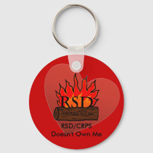 RSD/CRPS Doesn't Own Me Heart Schlüsselanhänger