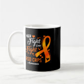 Rsd Crps ihr Kampf Orange Ribbon Complex Kaffeetasse (Links)