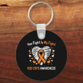 Rsd Crps ihr Kampf Orange Ribbon Complex Schlüsselanhänger (Vorderseite)
